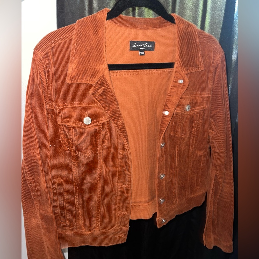 Orange Jean Jacket
